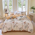 Vista Home 100% Cotton 260TC Bedding Set | Luxury 4-Piece Skin-Friendly Sheet Set | 2026 Breathable All-Season Comforter Cover